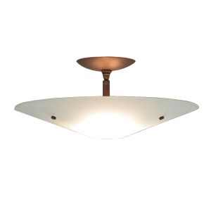 Cone Semi-Flushmount by Johnson Art Studio - Starlight Lighting USA and Canada